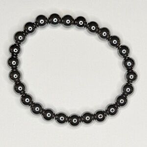 Hematite bracelet stretchy handmade